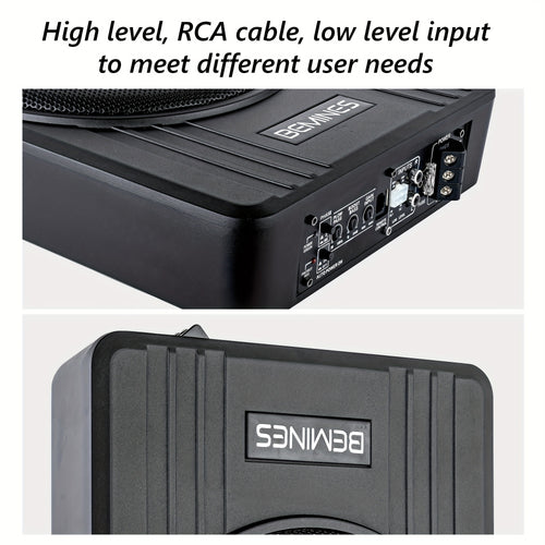 10" Car Under Seat Subwoofer System, Ultra-thin Body Power Hi-fi Audio Processor, Car Under Seat Subwoofer System