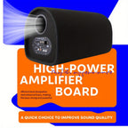High-Power Active Subwoofer for Cars - 6", 8", 10" Sizes with Built-in Amplifier, Enhances Sound Quality, Easy Installation
