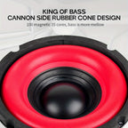 6 Inch / 8 Inch Car Subwoofer, High Power Full Frequency Speaker, 4 Ohm 100 Magnetic 35 Core, Excellent Sound Quality, Thick Bass, Suitable for Car Audio Modification, RMS.100W