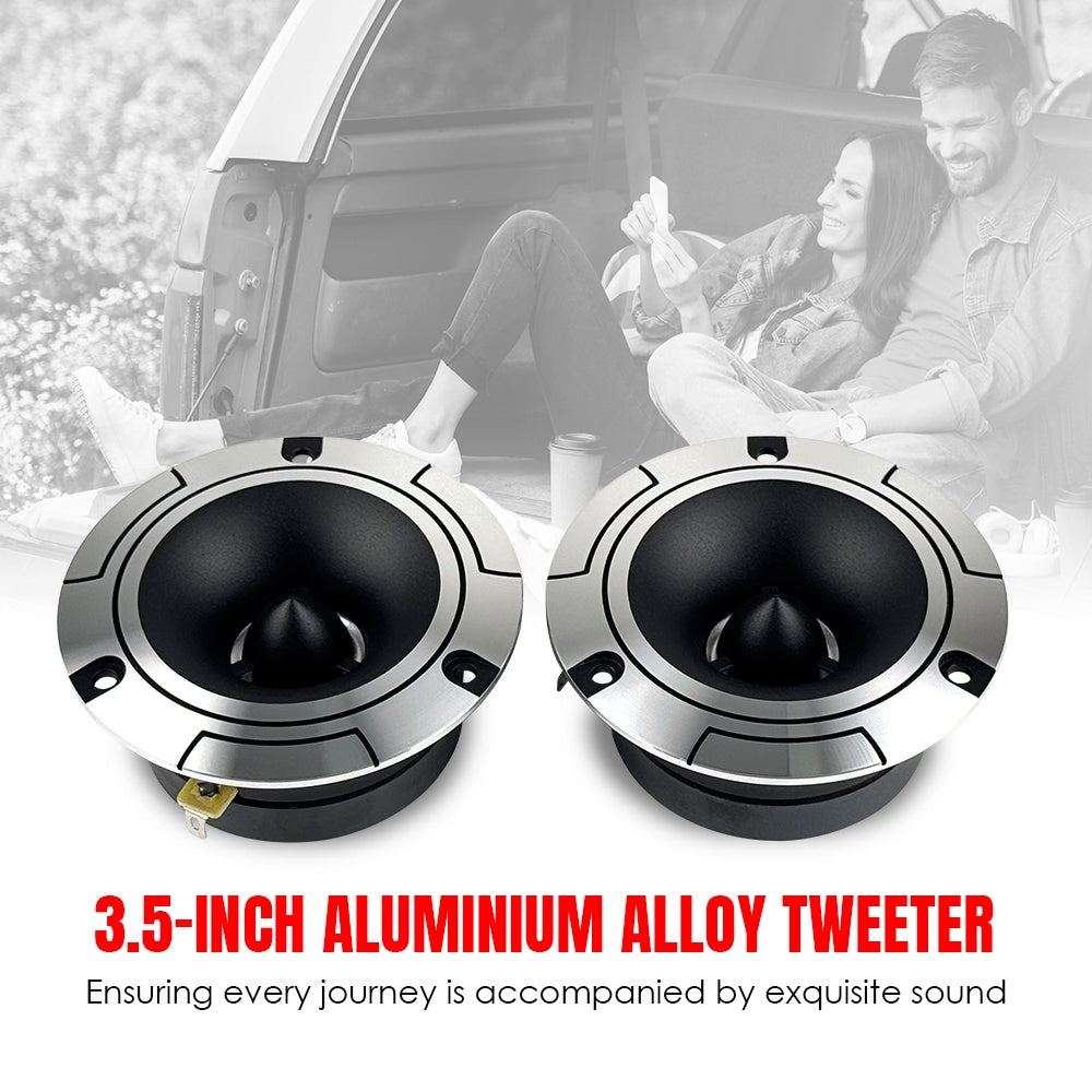 Car Tweeter, Bullet-Style, Aluminum Frame, Built-in Capacitor, Universal Installation, Superior Penetration, Clear High Frequency MA-14