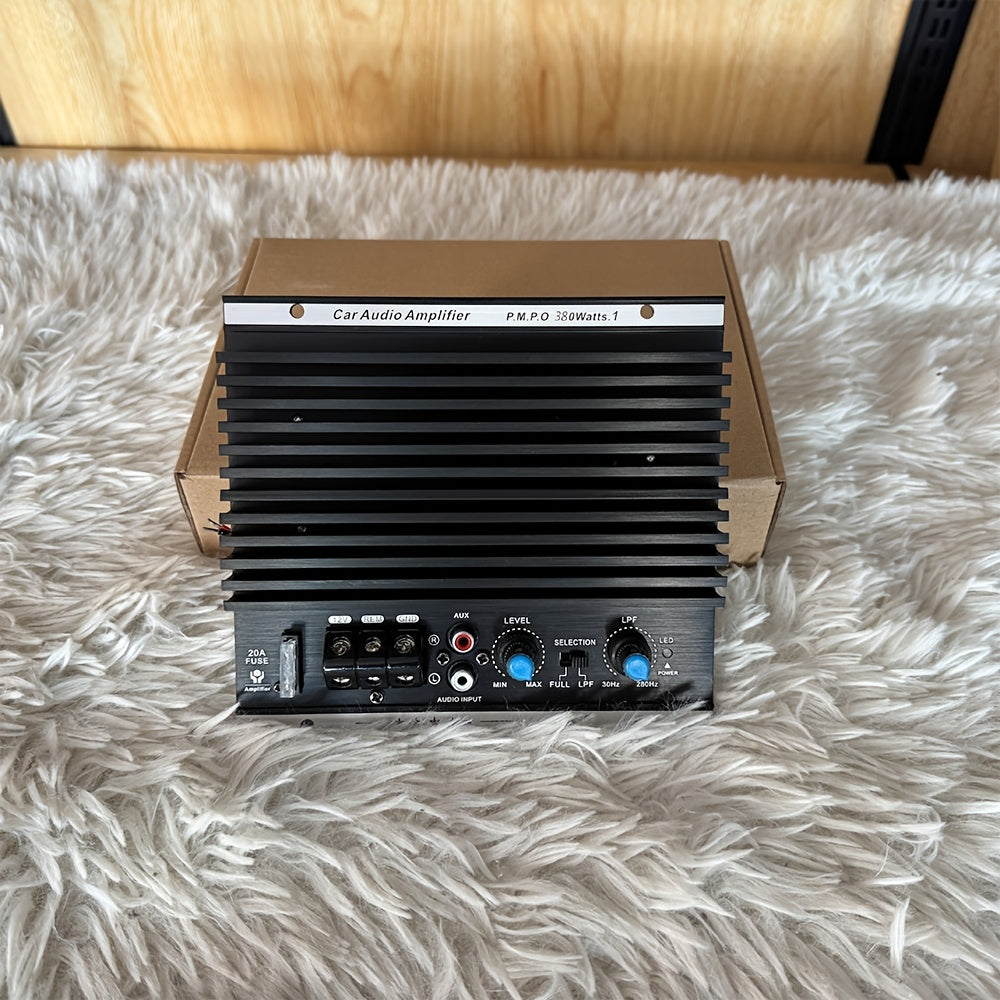 MAX.600W High-power 12V Car Amplifier Board, Bass Boost 12dB, Powerful Subwoofer Dedicated Car Audio Amplifier