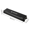 Compact Class D Automotive Single-Channel Car Amplifier | 1/2/4 Ohm Stable, Heat Dissipation Design, RMS 1500W*1 Ohm, Bridgeable, Efficient Circuit Design, Optimized Sound Quality, Enhanced Bass Effect, 12V Car Power Amplifier