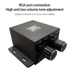 Bemines Car Audio Controller - RCA Amplifier with Adjustable Bass & Treble, Volume Control for Subwoofers and Speakers, Desktop, Home Computer