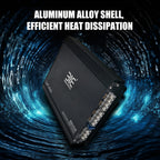 High-Power Class A/B Car Amplifier - 4-Channel, 12V Stereo Audio with RMS.70W*4, Enhanced Heat Dissipation for All Vehicles