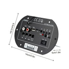 Class A/B Car Amplifier Board, RMS. 50W In-Car, Home, and Outdoor Subwoofer Amplifier Board