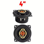 1 Pair of 4-inch/5-inch/6.5-inch Coaxial Car Speakers - 600W/800W/1000W, 4 Ohm, Suitable for Car Audio Upgrades