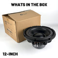 Super Bass Car Speaker, 12-Inch Dual Magnet Dual Voice Coil Speaker, High Power, Enhances Original Car Audio, RMS. 600W, Without Battery