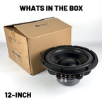 Super Bass Car Speaker, 12-Inch Dual Magnet Dual Voice Coil Speaker, High Power, Enhances Original Car Audio, RMS. 600W, Without Battery