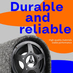 Shocking Bass, 6-Inch/8-Inch/10-Inch Car Tunnel-Shaped Active Subwoofer, RMS.200W Comes with Amplifier Board to Enhance Sound Quality, with Tweeter High-Power Amplifier And High-Capacity Capacitors to Bring Wonderful Music, Without Battery