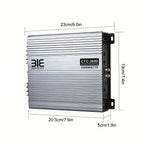 2-Channel Class AB 12V Car Amplifier, Heat Dissipation Designed to Drive Subwoofers And Speakers, Stereo Audio Amplifier with Powerful Power