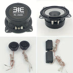 1 pair of 4 inch MAX.300W car set high fidelity coaxial speakers with dust cover and audio cable, RMS.30W car audio music stereo full range speakers, set with 2 tweeters