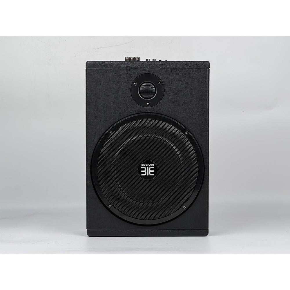 10-inch Ultra-Thin Car Subwoofer, MAX. 1500W Car Seat Subwoofer, Vehicle Active Subwoofer with Amplifier Board, Enhances and Improves Sound Quality, Car Modification Subwoofer, Can Be Placed Under Car Seats