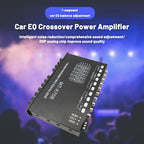 QMF ZY EQ7 Professional Car Equalizer 7-band Equalizer Car Audio, EQ Tuning Crossover Amplifier, 12V Car Equalizer