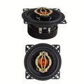 QMF KL-40B High-Performance Car Speakers, 4" Coaxial Horns with Deep Bass, Easy Install, Shockproof Design, Stereo Sound, MP3 Compatible