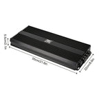 RMS 5000W High-Power Car Amplifier, Class D Single-Channel Car Amplifier, Precision Circuit Board with High-Efficiency Heatsink, High-Power Stereo Amplifier for Powering Subwoofers and Speakers