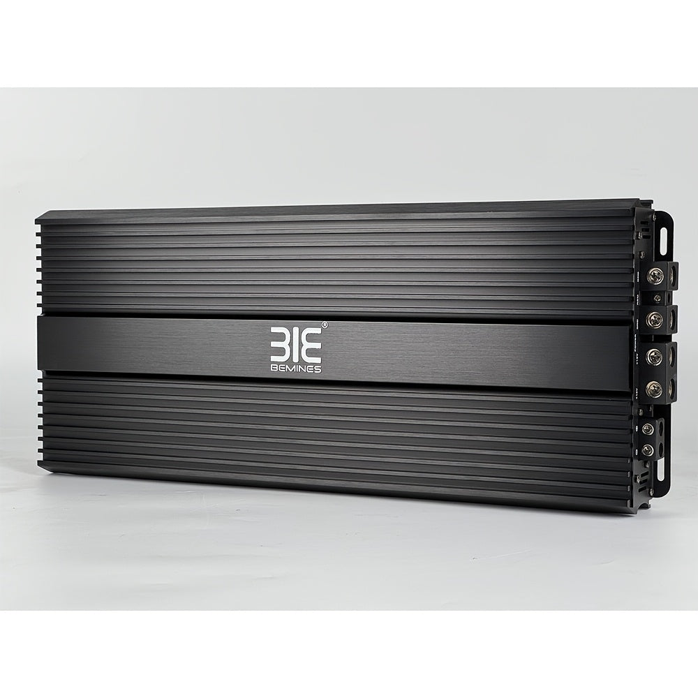 RMS 5000W High-Power Car Amplifier, Class D Single-Channel Car Amplifier, Precision Circuit Board with High-Efficiency Heatsink, High-Power Stereo Amplifier for Powering Subwoofers and Speakers