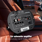 Class A/B Car Amplifier Board, RMS. 50W In-Car, Home, and Outdoor Subwoofer Amplifier Board